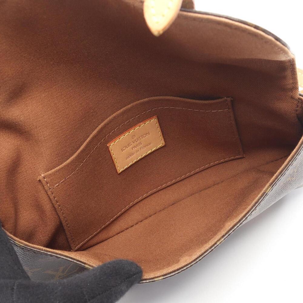LOUIS VUITTON Brown Monogram Leather Pochette Fanny Pack - Picture 3 of 9